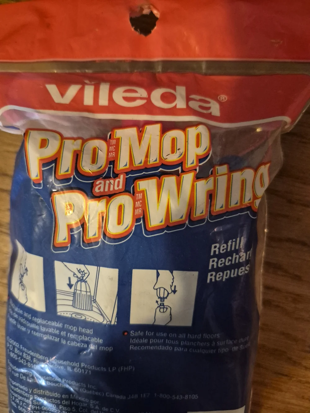 Vileda Pro Mop Pro Wring Refill Mop Head - New Old Stock, Discontinued 2002/2003